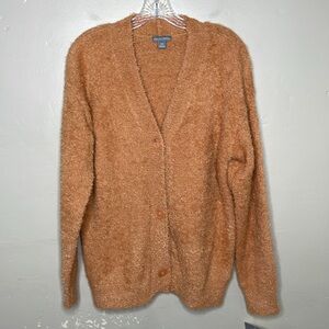 FALLS CREEK Cardigan Sweater TEDDY CARDI Warm Stretchy Comfortable NWT Small